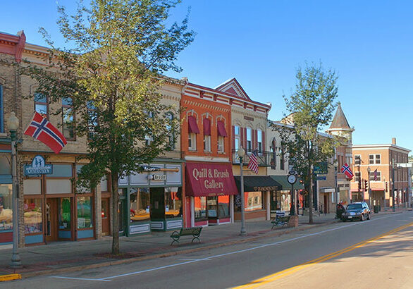 Photo of storefronts